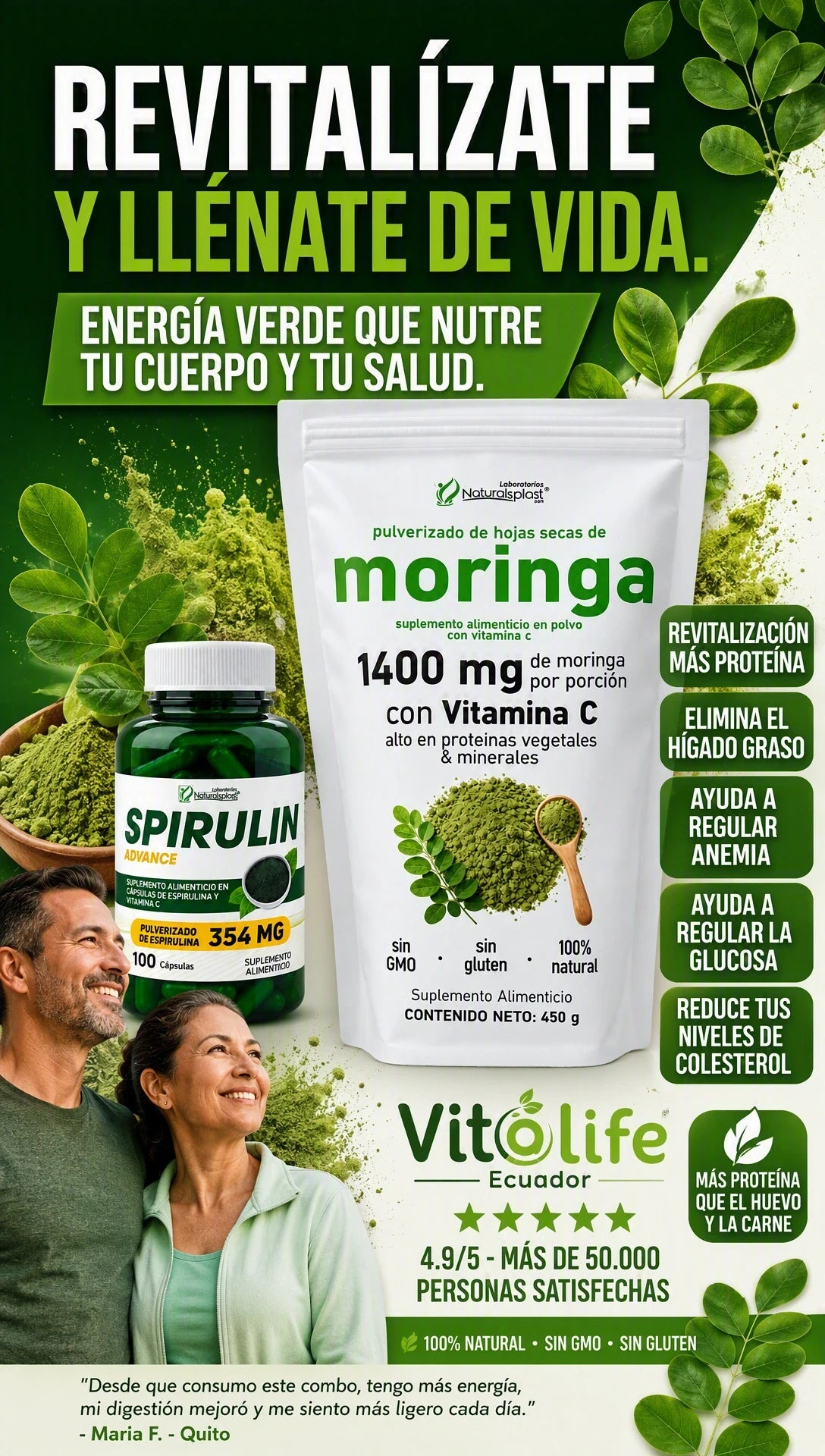 Moringa + Espirulina