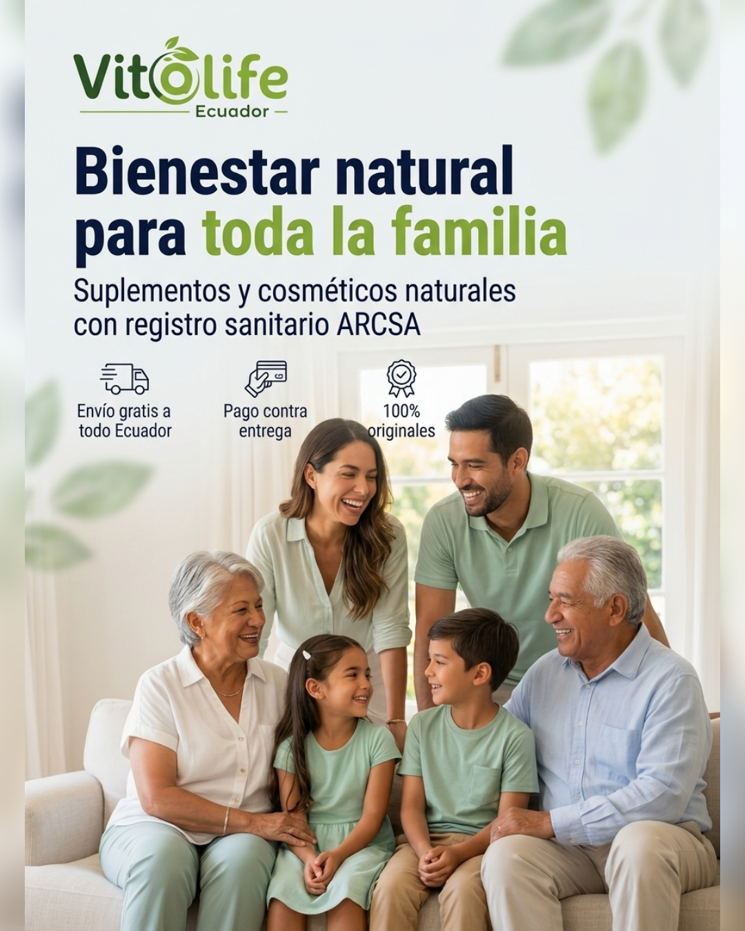 Vitalife Ecuador — Bienestar natural para toda la familia (móvil)