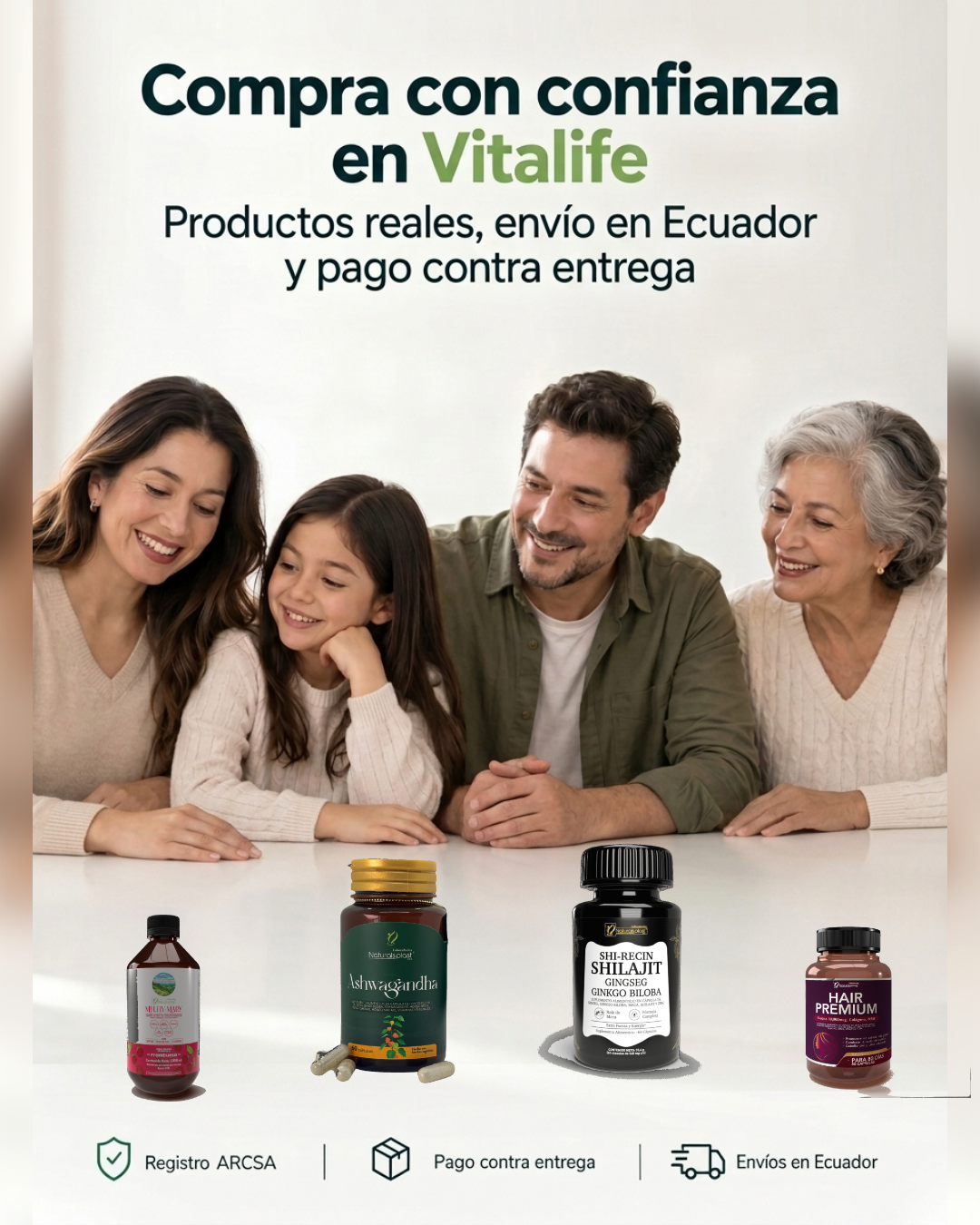 Compra con confianza en Vitalife (móvil)